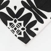 Obsidian-Medaillon Fleecedecke (Ecke)