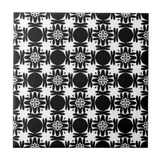 Obsidian-Medaillon Fliese