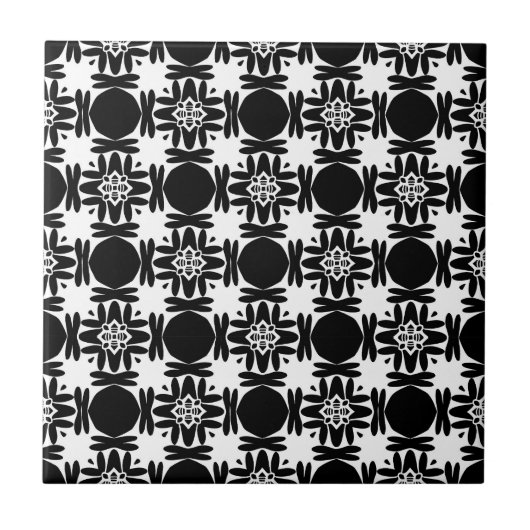 Obsidian-Medaillon Fliese (Vorderseite)
