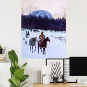 Obsidian Mountain im Yellowstone Henry Farny Poster (Heimbüro)