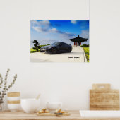 ‚Obsidian‘ Nissan GT-R35 mit Carbon Poster (Küche)