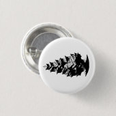 Obsidian-Pfeil-Kopf-Knopf Button (Vorne & Hinten)