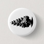 Obsidian-Pfeil-Kopf-Knopf Button (Vorderseite)