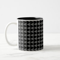 Obsidian-Pfeil, minimalistisches geometrisches Sch