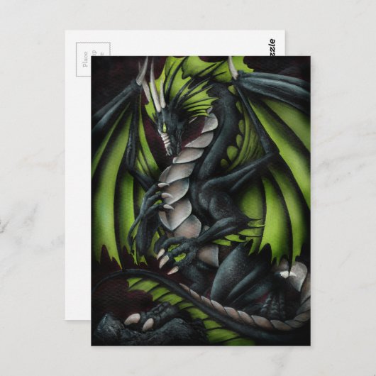 Obsidian Postkarte (Vorne/Hinten)