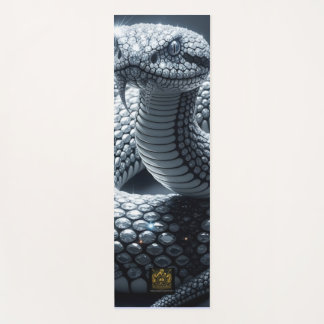 Obsidian-Schwarz und Diamantviper Yogamatte