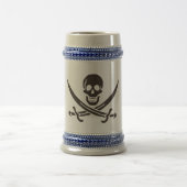 Obsidian Skull Schwerter Pirate Flag Calico Jack Bierglas (Mittel)