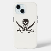 Obsidian Skull Schwerter Pirate Flag Calico Jack Case-Mate iPhone Hülle (Rückseite)