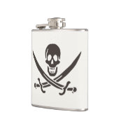 Obsidian Skull Schwerter Pirate Flag Calico Jack Flachmann (Links)