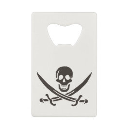 Obsidian Skull Schwerter Pirate Flag Calico Jack Geldbeutel Flaschenöffner