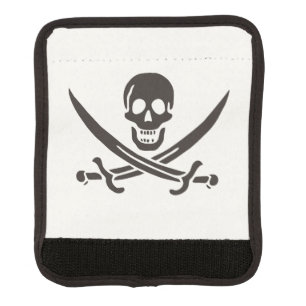 Obsidian Skull Schwerter Pirate Flag Calico Jack Gepräckgriffwickel