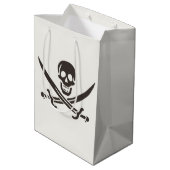 Obsidian Skull Schwerter Pirate Flag Calico Jack Mittlere Geschenktüte (Rückseite Schrägansicht)