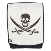Obsidian Skull Schwerter Pirate Flag Calico Jack Rucksack (Vorderseite)