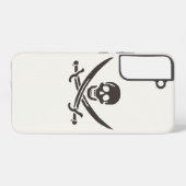 Obsidian Skull Schwerter Pirate Flag Calico Jack Samsung Galaxy Hülle (Rückseite (Horizontal))