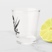 Obsidian Skull Schwerter Pirate Flag Calico Jack Schnapsglas (Rechts)