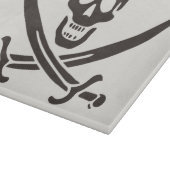 Obsidian Skull Schwerter Pirate Flag Calico Jack Schneidebrett (Ecke)