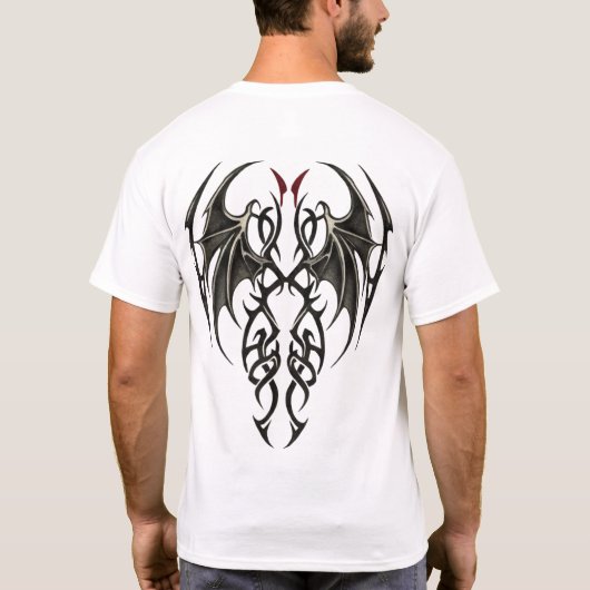 Obsidian-Stammeswächter T-Shirt (Rückseite)