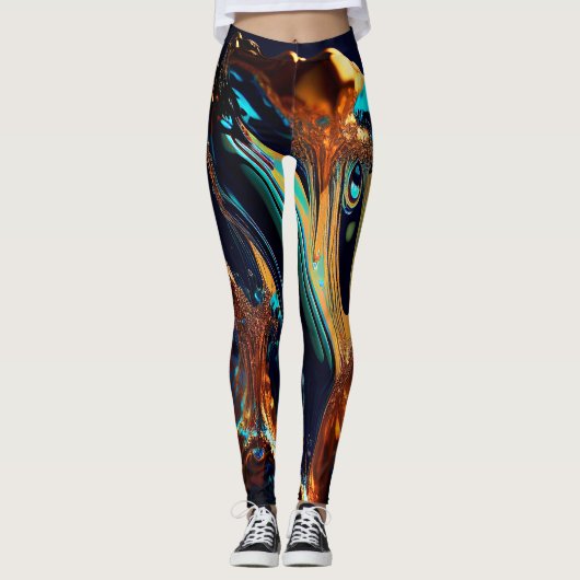 Obsidian Strong - Fantasy-Leggings Leggings (Vorderseite)