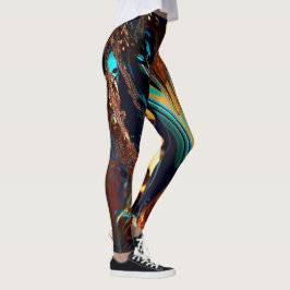 Obsidian Strong - Fantasy-Leggings Leggings