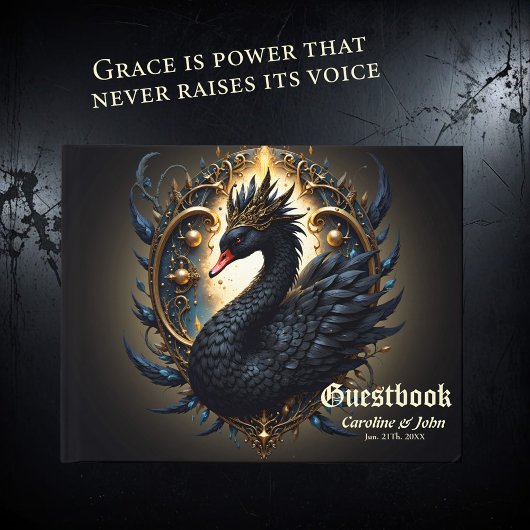 Obsidian Swan of Silent Grace – Dark Fantasy  Gästebuch