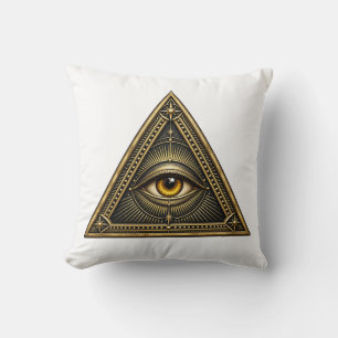 Obsidian Triad Auge Kissen