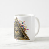 Obsidian Triad Eye Kaffeetasse (VorderseiteRechts)