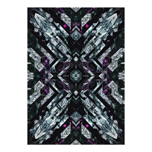 Obsidian Vault: Violet Shard Protocol Fotodruck (Vorne)