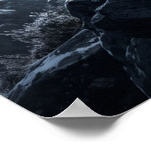 Obsidian Wolf Midnight Ridge Poster (Ecke)