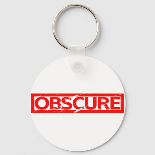 Obskure Briefmarke Schlüsselanhänger (Vorderseite)