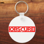 Obskure Briefmarke Schlüsselanhänger (Rückseite)