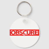 Obskure Briefmarke Schlüsselanhänger (Rückseite)