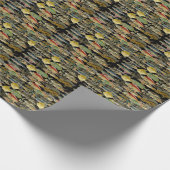 Obskure, seltene tropische Fischerei Geschenkpapier (Ecke)