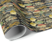 Obskure, seltene tropische Fischerei Geschenkpapier (Rolleneckpunkt)