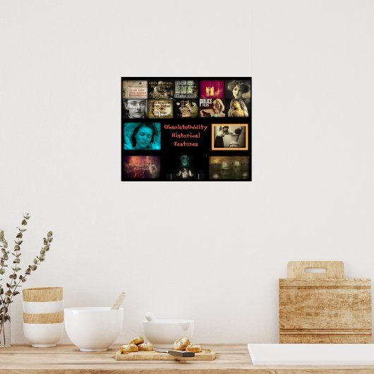 ObsoleteOddity Historical Features Poster (Küche)