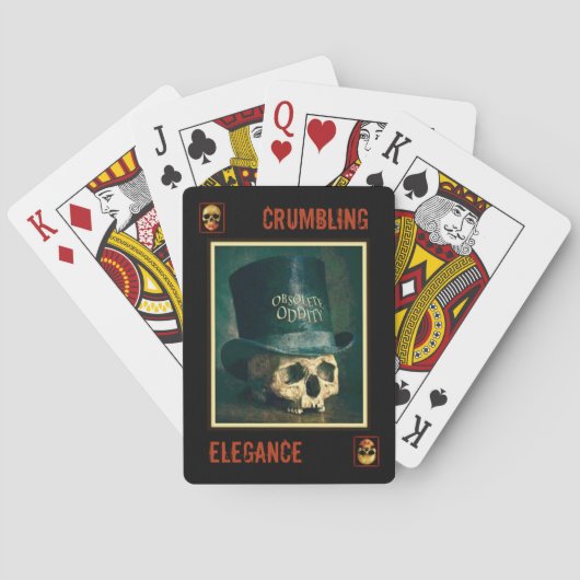 ObsoleteOddity Playing Cards - Crumbling Eleganz Spielkarten (Rückseite)