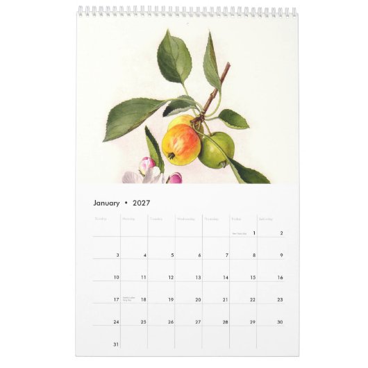 Obst 2015 kalender (Jan 2027)