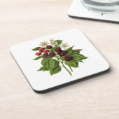 Obst: A014 BlackBerry - Getränkeuntersetzer (Linke Seite)