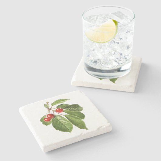 Obst: A015 Kirsche - Steinuntersetzer (Seitenansicht)