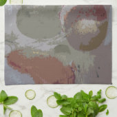 Obst Abstrakt #5 Geschirrtuch (Gefaltet)