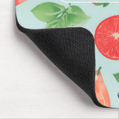 Obst Aquarellfarbenes Personalisiertes Muster Mousepad (Ecke)
