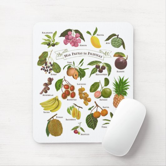 Obst auf den Philippinen Mousepad (Mit Mouse)
