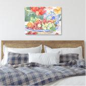 Obst auf einem Teller 2014 Leinwanddruck (Insitu (Schlafzimmer))