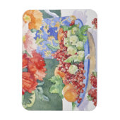 Obst auf einem Teller 2014 Magnet (Vertikal)