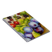 Obst aus dem Hedgerow Fine Art Notebook Notizblock (Rechte Seite)