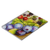 Obst aus dem Hedgerow Fine Art Notebook Notizblock (Linke Seite)