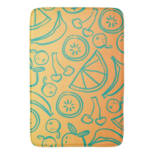 Obst Badematte (Vorderseite Vertikal)