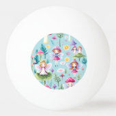 Obst, Blätter und Pilze Tischtennisball (Vorderseite)