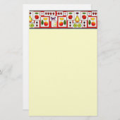 Obst Briefpapier (Vorne/Hinten)