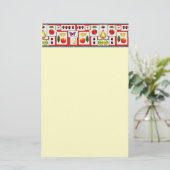Obst Briefpapier (Stehend Vorderseite)