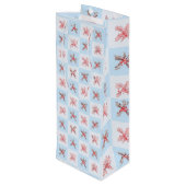 Obst, das mich an den Winter erinnert Geschenktüte Für Weinflaschen (Rückseite Schrägansicht)